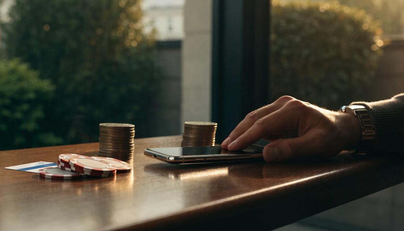 UK player making another deposit with bank card and chips