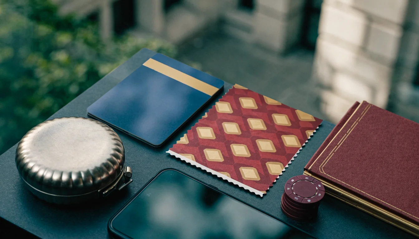 UK payment alternatives arranged on a London casino-themed tabletop
